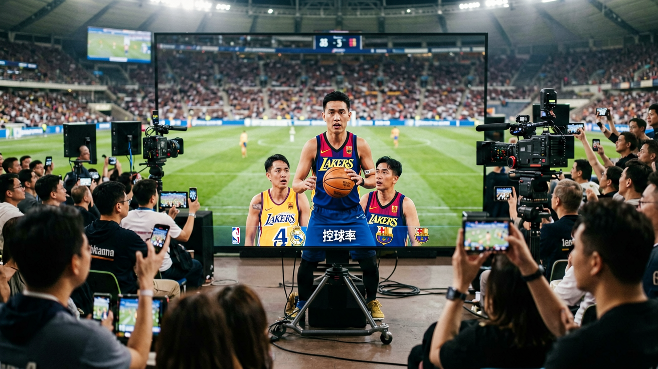 爱球吧在线直播画面、比分弹窗、控球率图表等场景展示